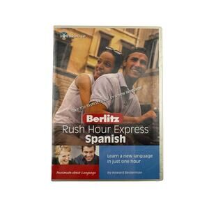 Berlitz Audio CD Rush Hour Express Spanish New Sealed